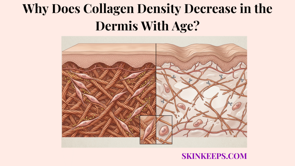 Collagen Density Decrease in the Dermis With Age