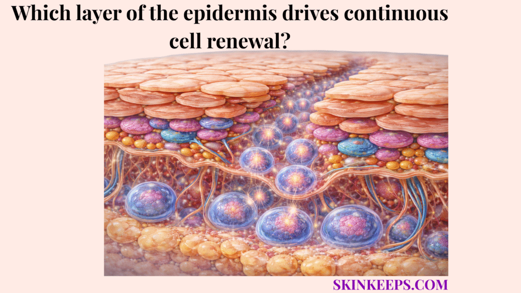 Stratum basale drives continuous cell renewal