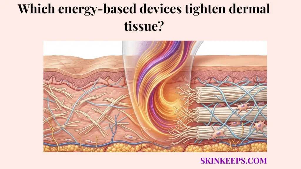 energy-based devices tighten dermal tissue