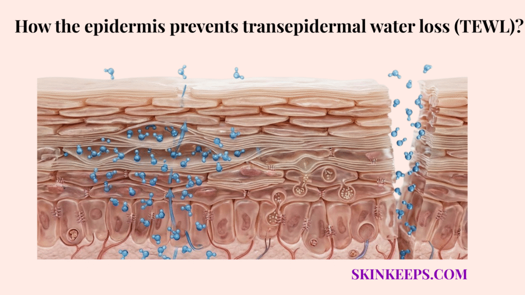 epidermis transepidermal water loss (TEWL)