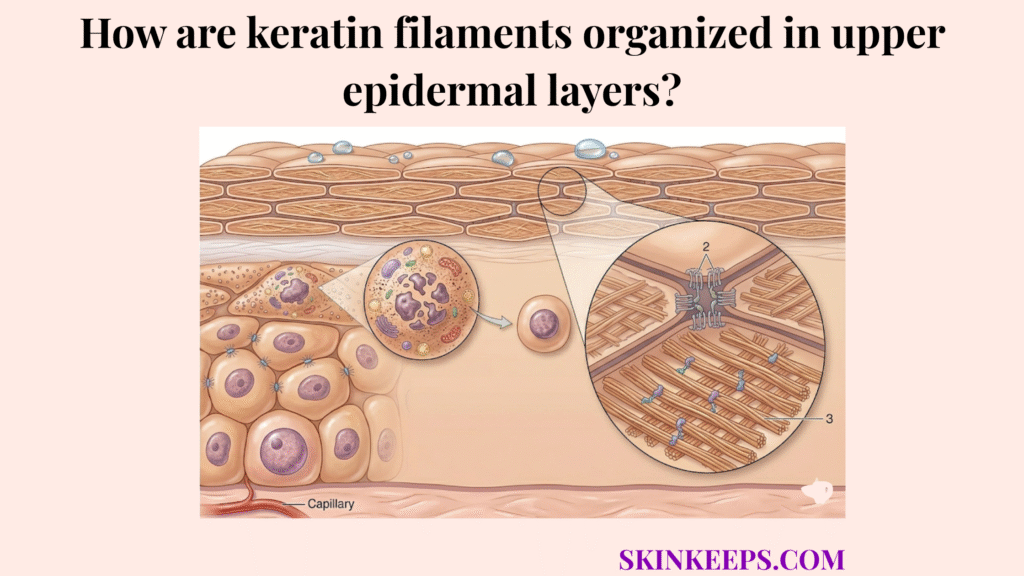 keratin filament organization