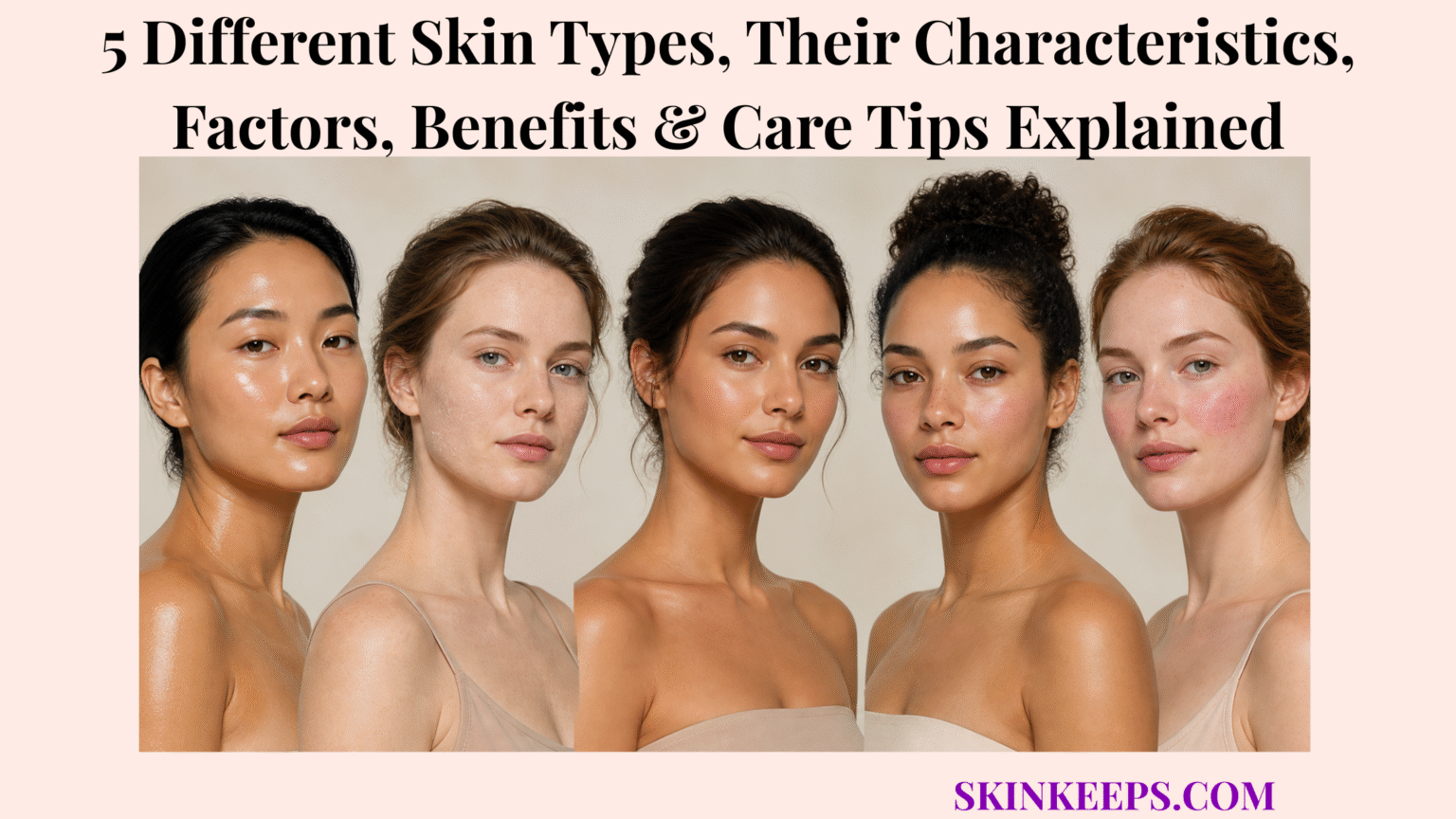 Example Of Skin Types 5 Different Skin Types, Their Characteristics, Factors, Benefits & Care ...