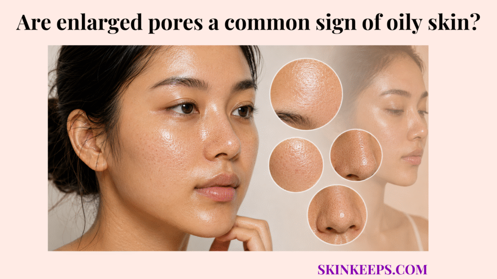 Oily skin enlarged pores