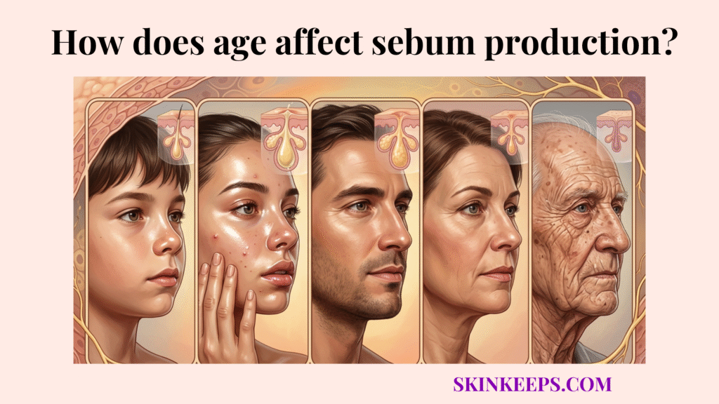 age affect sebum production