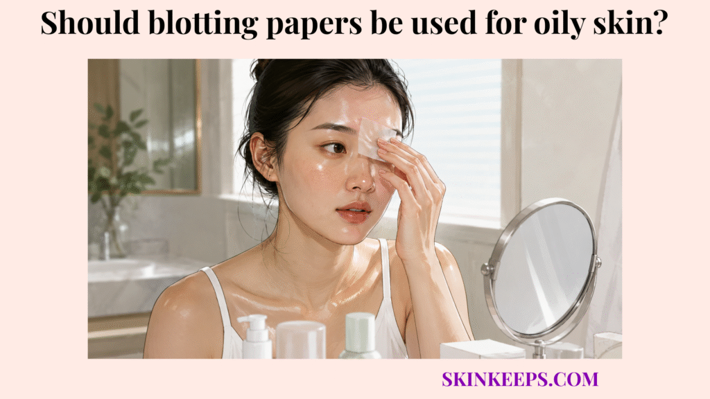 blotting papers be used for oily skin