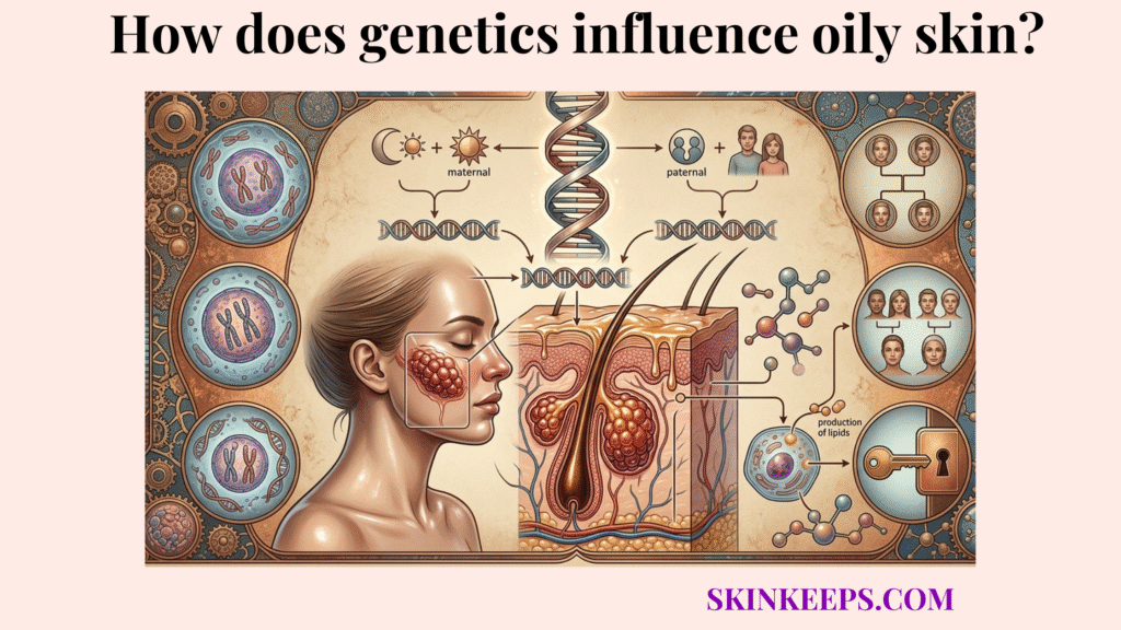genetics influence oily skin