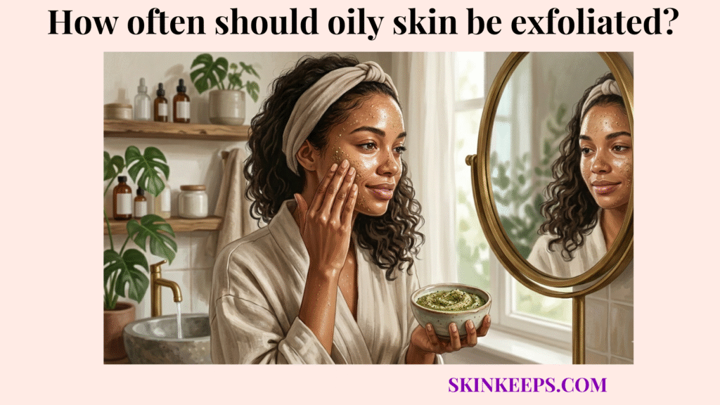 oily skin be exfoliated
