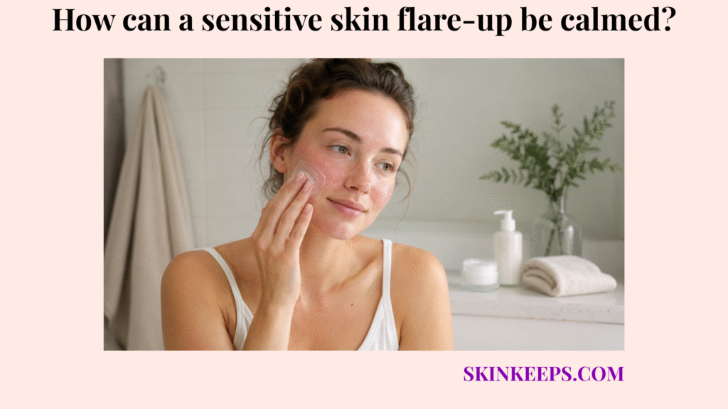 sensitive skin flare-up be calmed