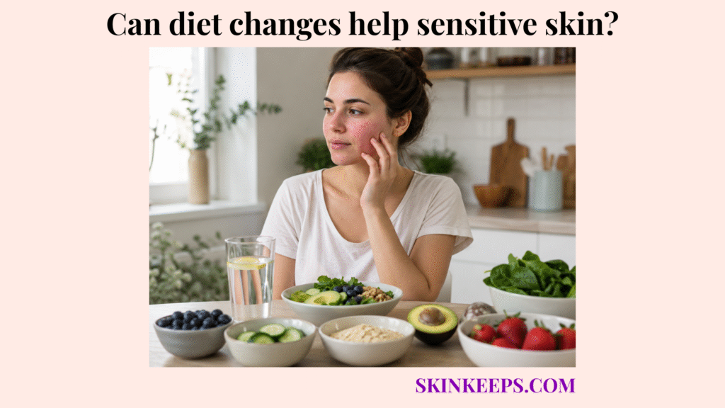 diet changes help sensitive skin