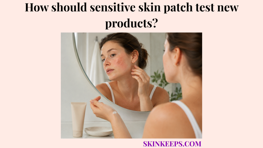 should sensitive skin patch test new products