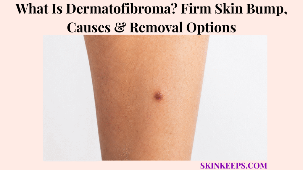 What Is Dermatofibroma? Firm Skin Bump, Causes & Removal Options