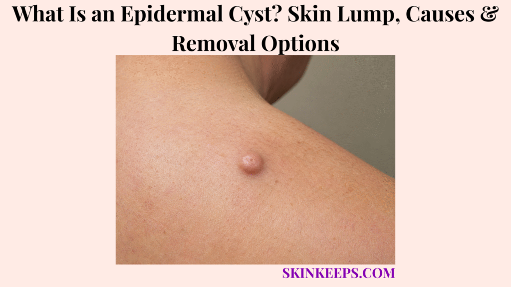 What Is an Epidermal Cyst? Skin Lump, Causes & Removal Options