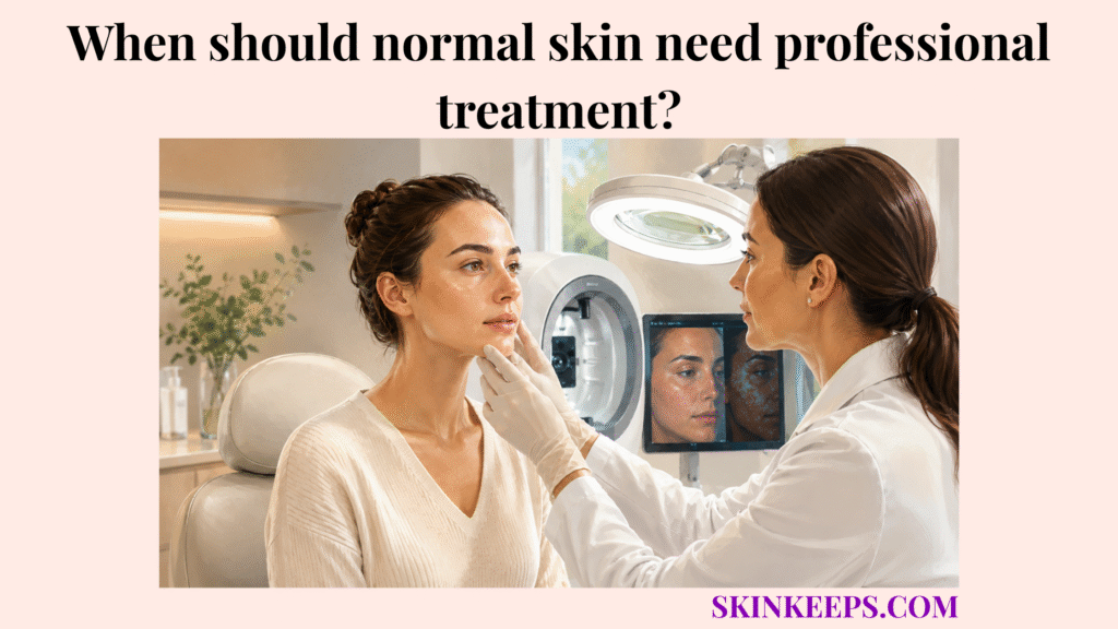 normal skin need professional treatment