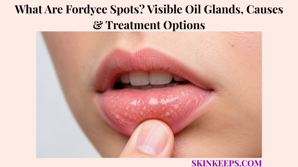 What Are Fordyce Spots? Visible Oil Glands, Causes & Treatment Options