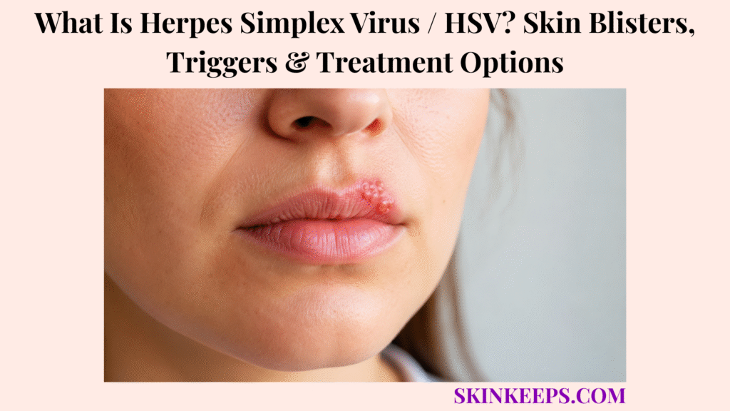 What Is Herpes Simplex Virus / HSV? Skin Blisters, Triggers & Treatment Options