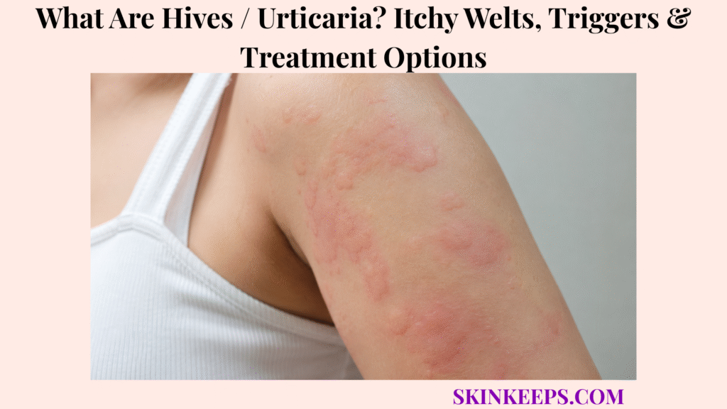 What Are Hives / Urticaria? Itchy Welts, Triggers & Treatment Options