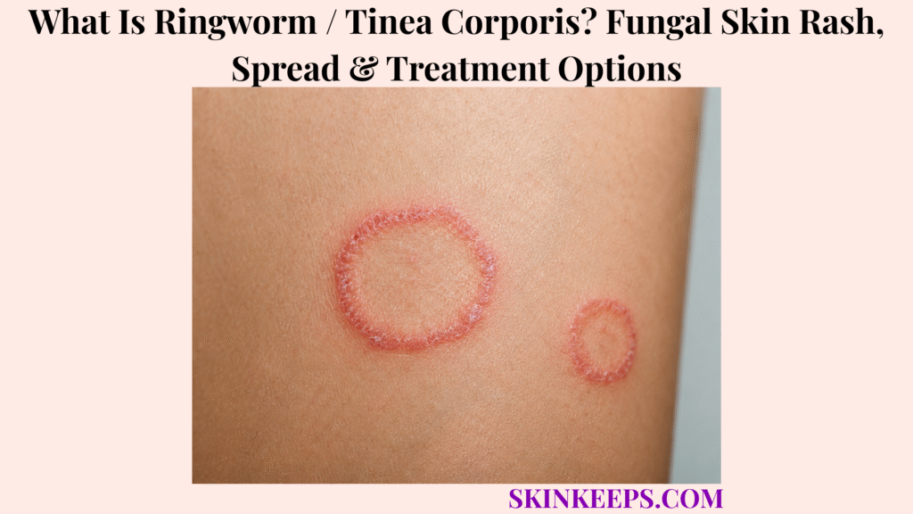 What Is Ringworm / Tinea Corporis? Fungal Skin Rash, Spread & Treatment Options