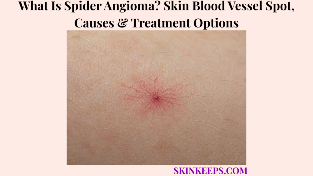 What Is Spider Angioma? Skin Blood Vessel Spot, Causes & Treatment Options