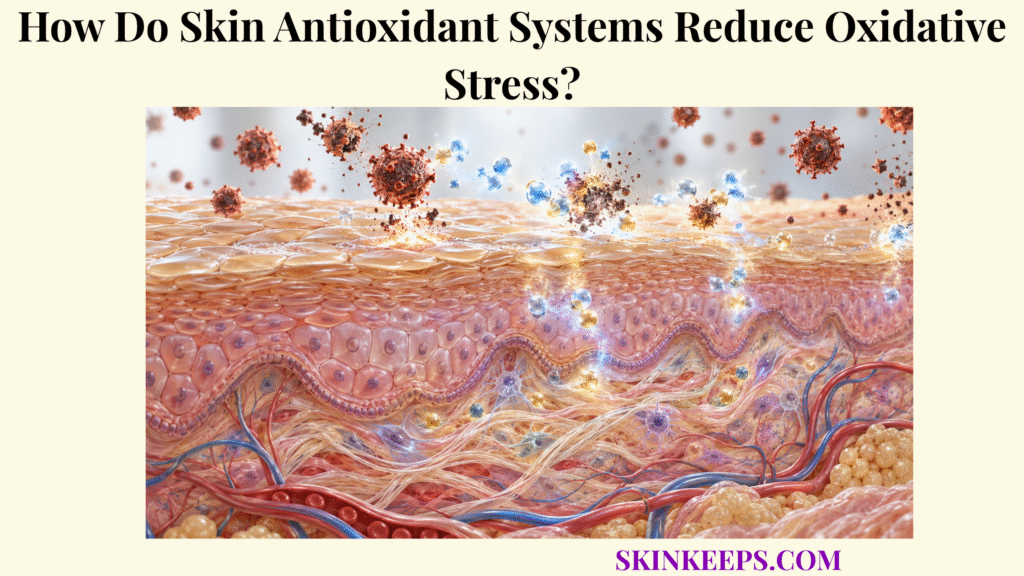 How Do Skin Antioxidant Systems Reduce Oxidative Stress?