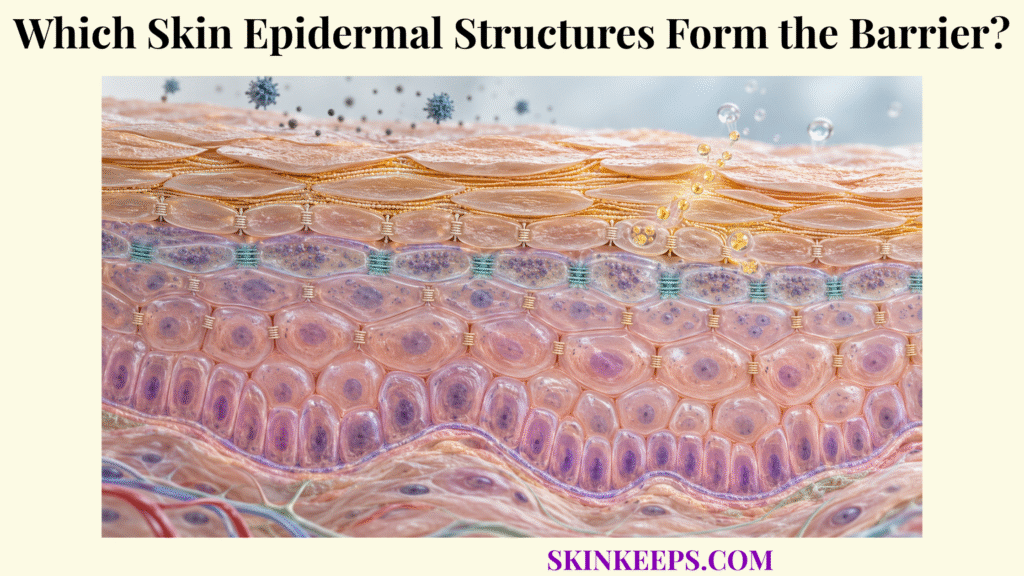 Which Skin Epidermal Structures Form the Barrier?