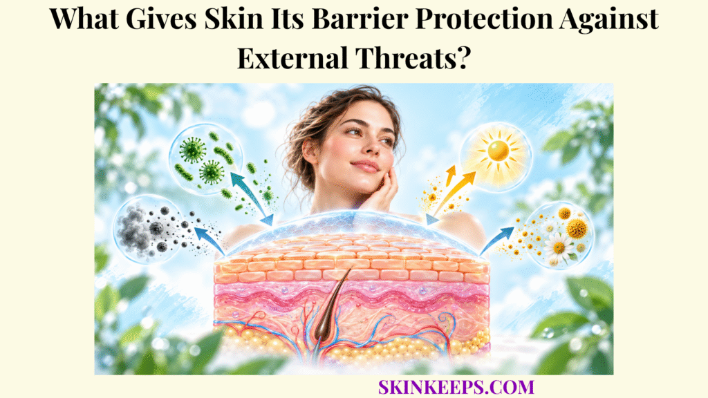 What Gives Skin Its Barrier Protection Against External Threats?