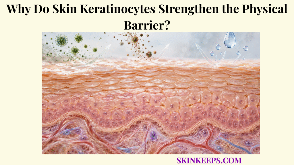 Why Do Skin Keratinocytes Strengthen the Physical Barrier?