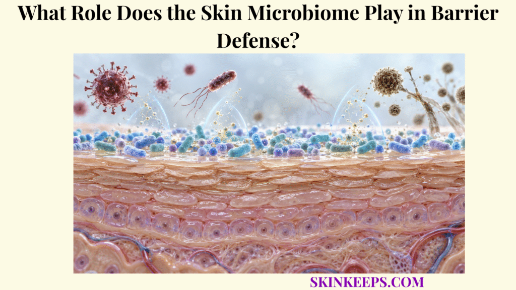 What Role Does the Skin Microbiome Play in Barrier Defense?