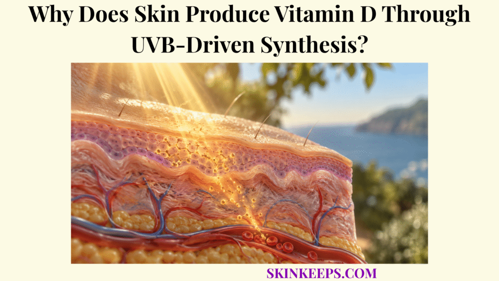 Why Does Skin Produce Vitamin D Through UVB-Driven Synthesis?