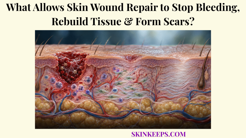 What Allows Skin Wound Repair to Stop Bleeding, Rebuild Tissue & Form Scars?